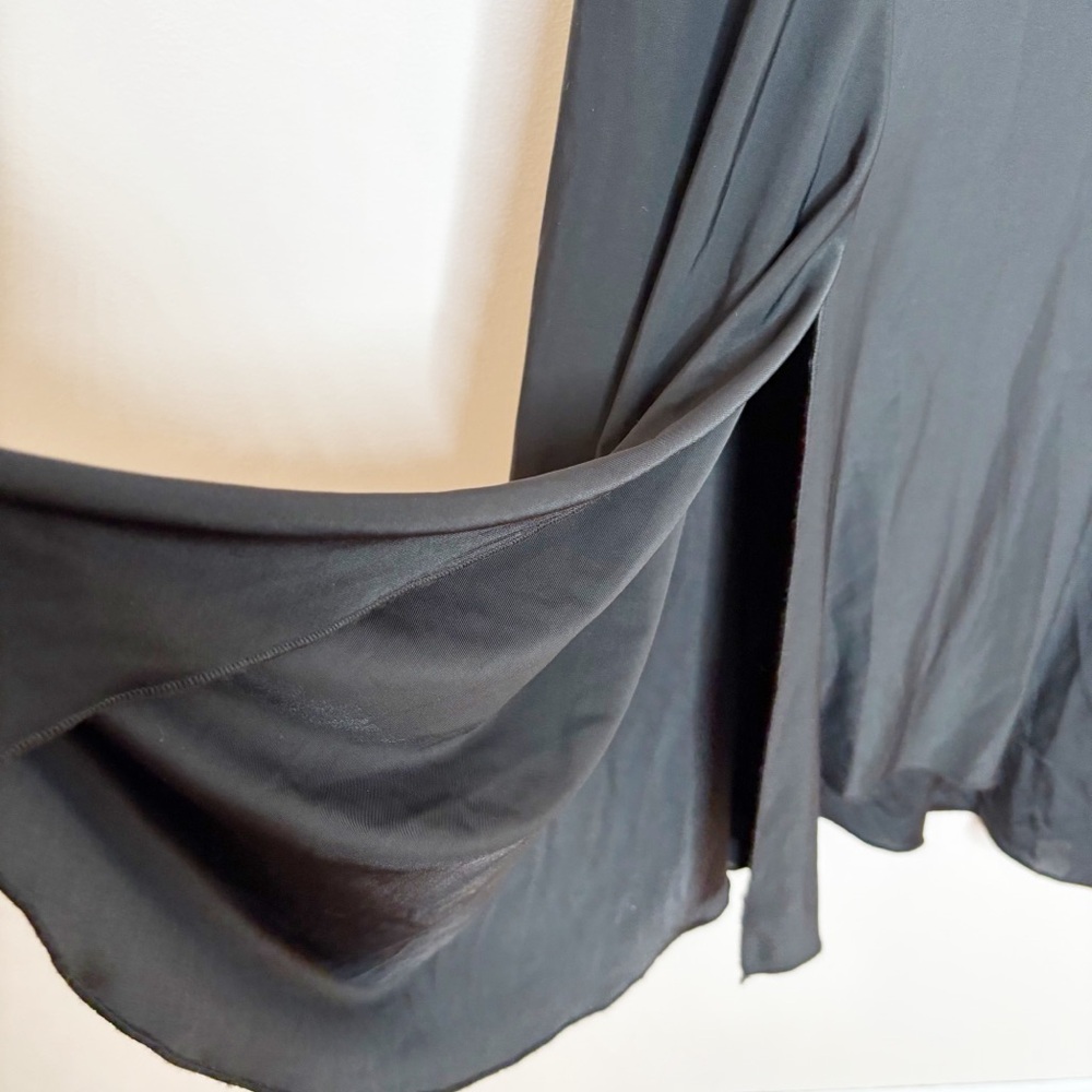 Miari Zoe Tank Cowl Neck Sleeveless Dress Black XL Dance Ballroom - Picture 10 of 10